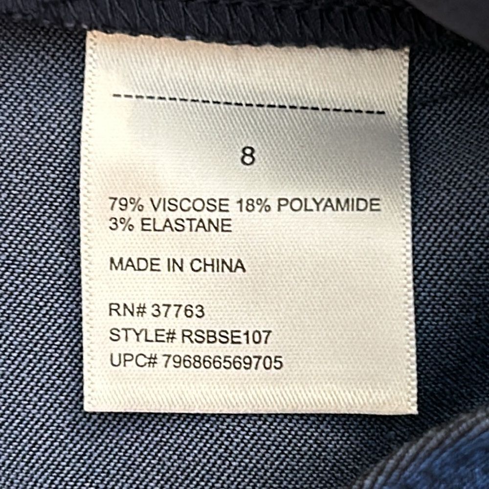 NEW Rafaella Dark Navy Stretch Shorts - Picture 5 of 6